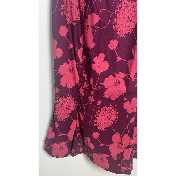 Anthropologie The Cecily Fit and Flare Floral Sweetheart Stretch Dress Small - Picture 7 of 13